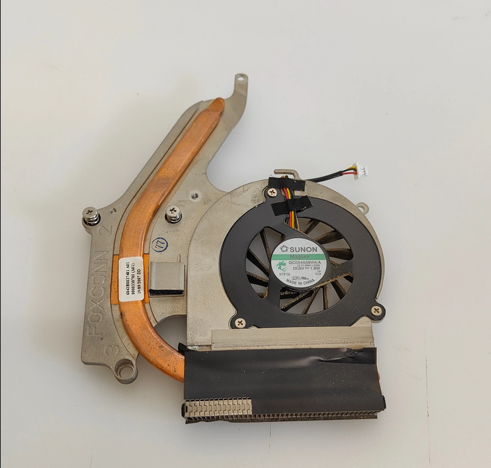 Fujitsu Siemens Esprimo Mobile M9400 - Cooling Heatsink & FAN - 6043B0037401 A01