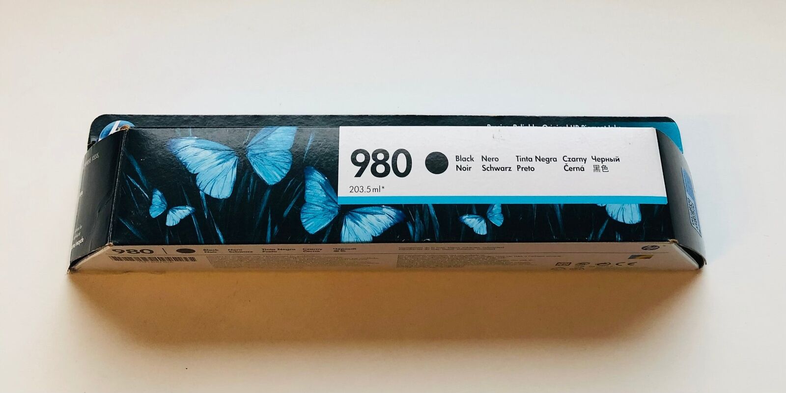 HP 980 D8J10A black ink cartridge - open box