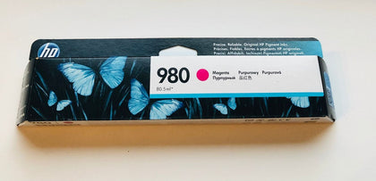 HP 980 D8J08A magenta ink cartridge - open box