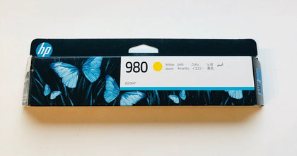 HP 980 D8J09A yellow ink cartridge - open box