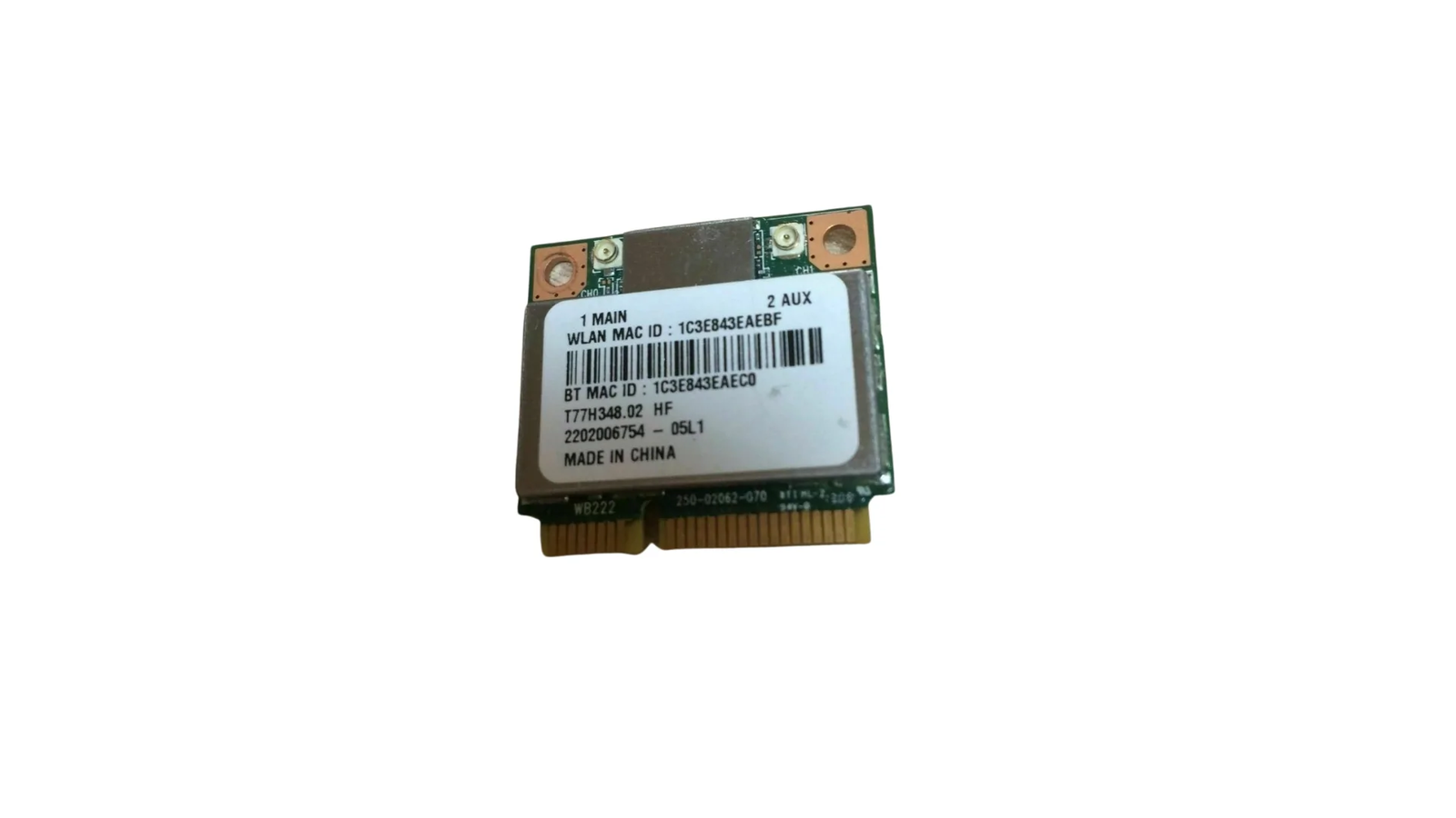 Laptop wireless card T77H348.02