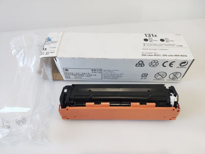 HP CF210X 131X black original toner cartridge - open box