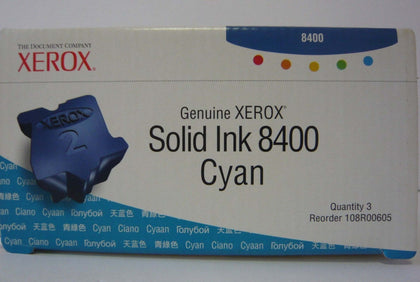 Xerox 108R00605 Original Cyan Solid 8400 Ink Cartridge
