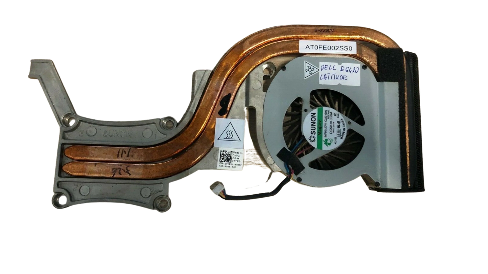 Cooling fan 0TYP01 from Dell E6420