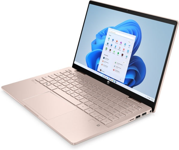 HP Pavilion x360 14-ek2000ny Laptop 14'' FHD Core 5 120U 16GB 512GB SSD W11H, Pale Rose Gold