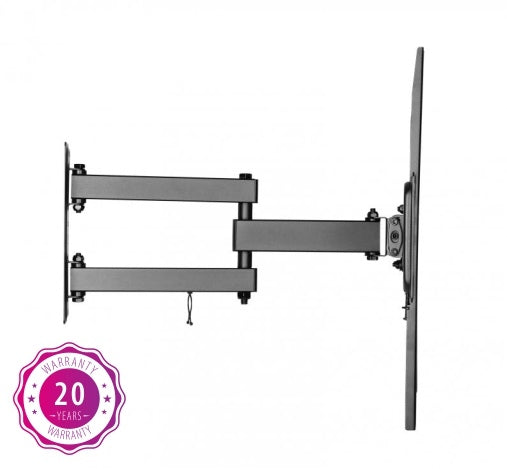 Classic Full-Motion TV Wall Mount black VESA: 200x200,300x300,400x200,400x400