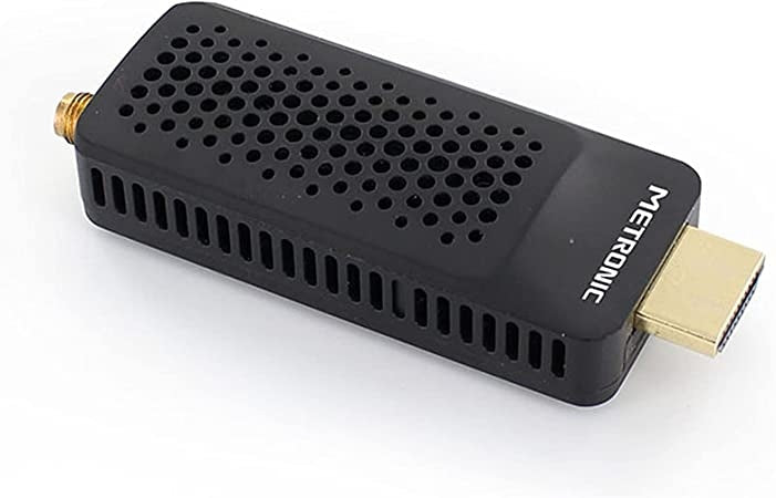 Ecost customer return Metronic 441625 Decoder TDT Dongle Stick DVBT2 HEVC HDMI USB
