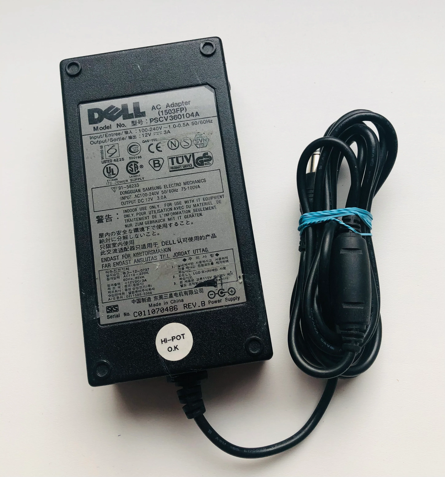 DELL AC ADAPTER PSCV360104A