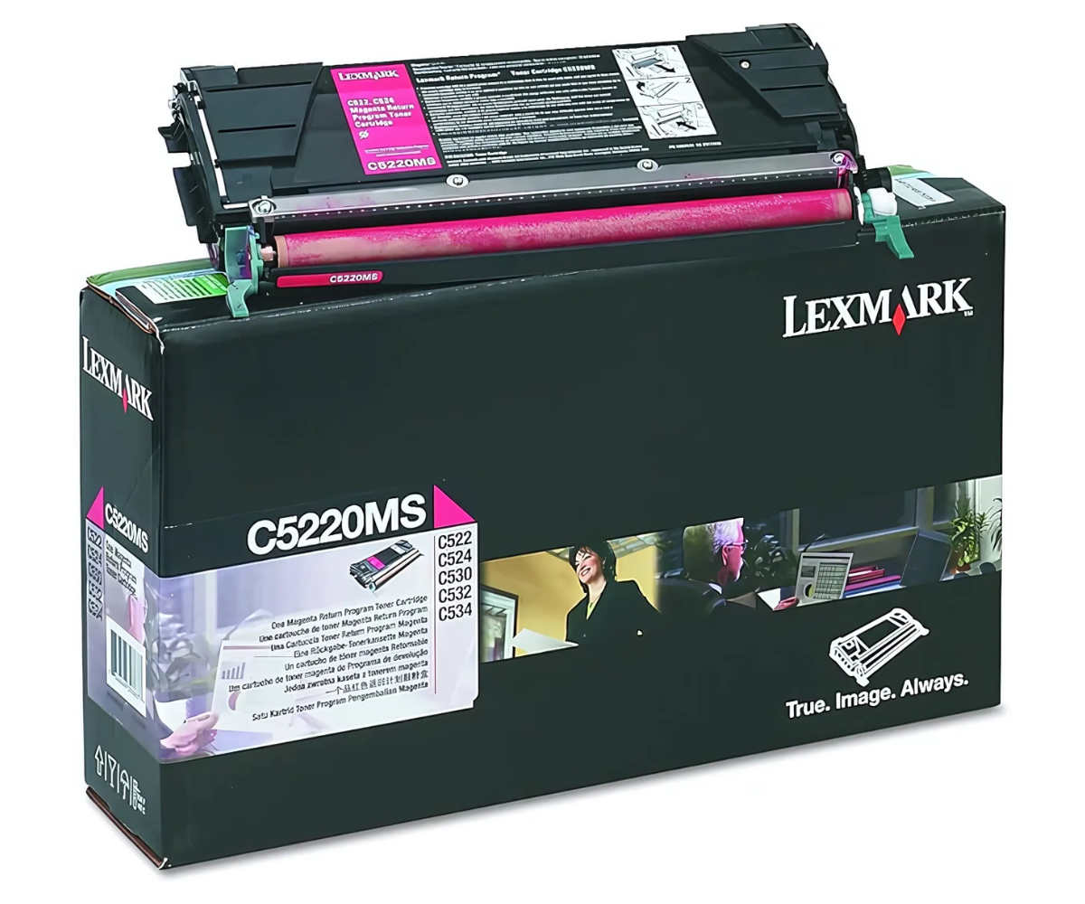 Original Lexmark Magenta Toner Cartridge (C5220MS)