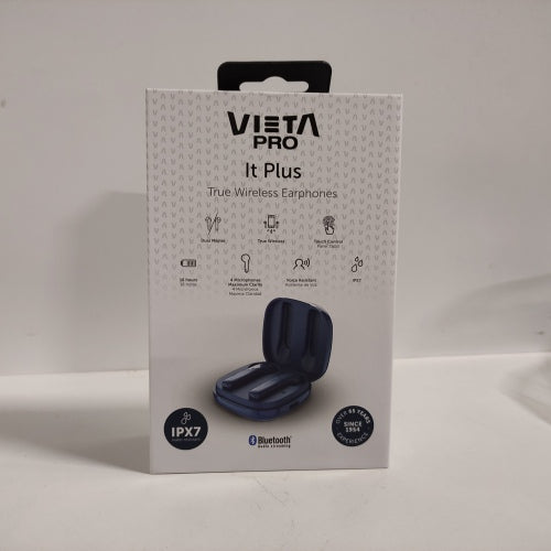 Ecost Customer Return Vieta Pro It Plus Bluetooth 5.0 True Wireless Headphones Dual Microphone IPX7