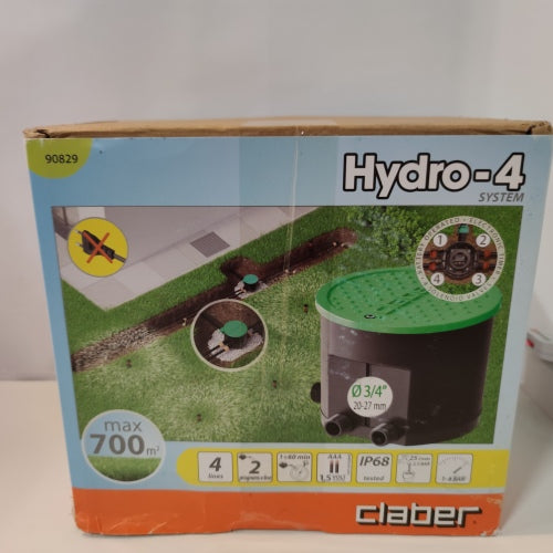 Ecost customer return Claber Hydro4 90829 Waterproof Irrigation System with Irrigation Computer