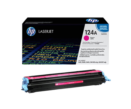 HP 124A Magenta Original Toner Cartridge - (Q6003A)