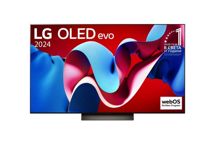 LG OLED evo AI OLED55C41LA (2024) TV 55'' 4K UHD 3840x2160, Smart TV, Black