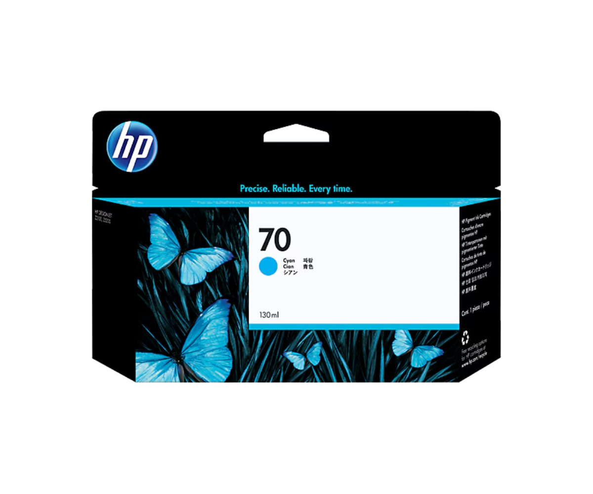 Original HP C9452A (70 cyan)  Ink Cartridge 