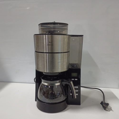 Ecost customer return Melitta 102101 filter coffee machine, stainless steel, black
