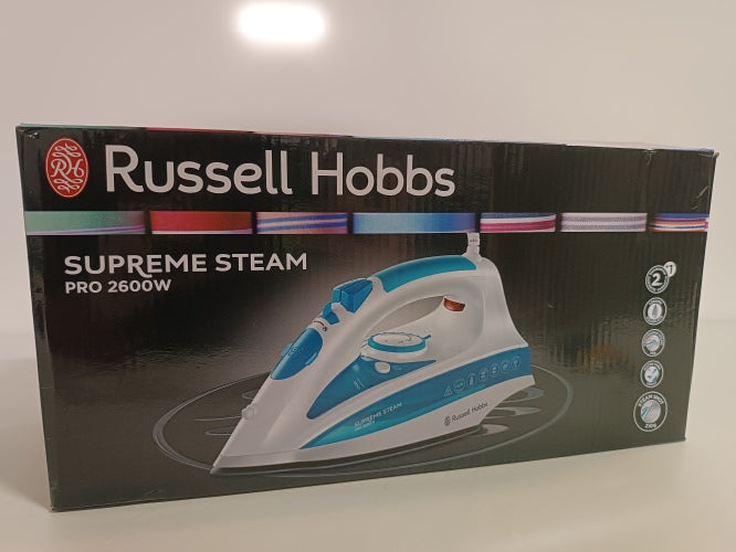 Ecost Customer Return, Russell Hobbs Steam Iron Supreme Steam Pro (2600 watt, 140 g/min extra steam