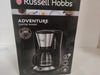 Ecost Customer Return, Russell Hobbs Adventure 24010-56 Coffee Machine, Stainless Steel, Glass Jug u