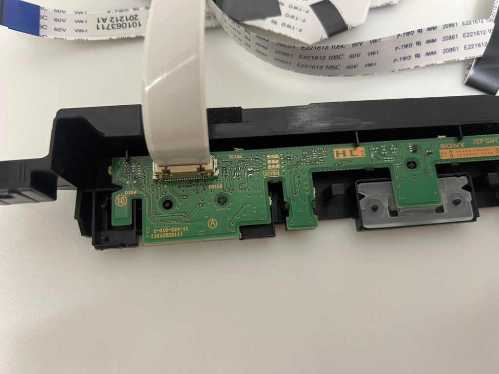 1-010-524-11 IR sensor with 1-005-419-31 Wifi board and 101063711 / 101063911 lvds cables for Sony XR-77A80J