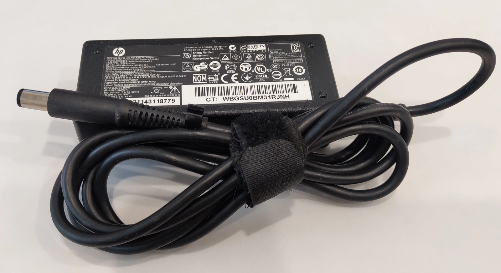 HP 608425-002 18.5v-3.5a(65w) power adapter