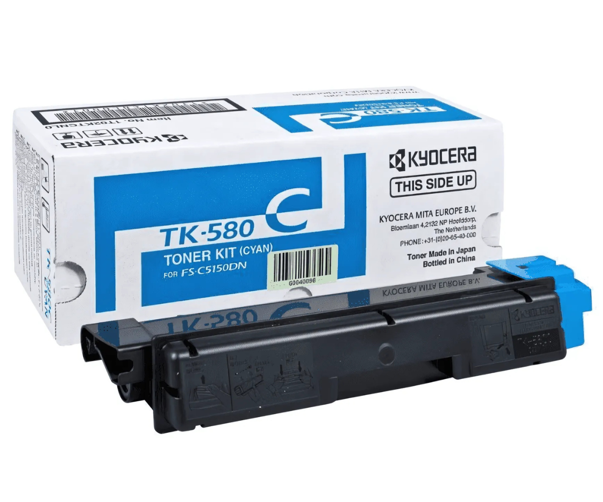 Original Kyocera Cyan Toner Cartridge (TK-580C)