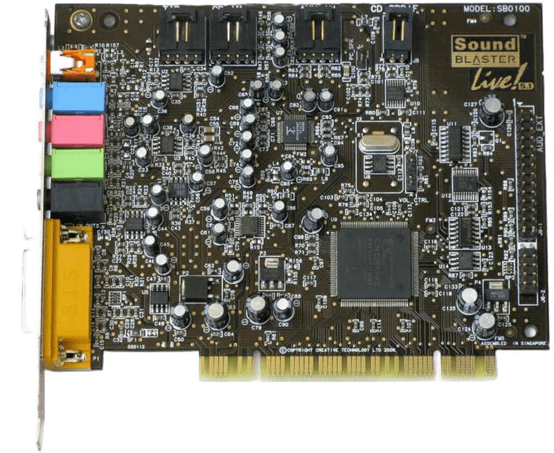 Creative Sound Blaster SB0100 PCI sound card