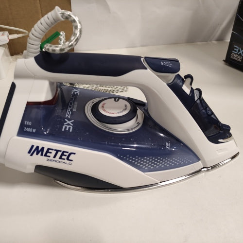 Ecost customer return Imetec ZeroCalc Z3 3500 Steam Iron with Anticalcare Technology, MultiHole Sta