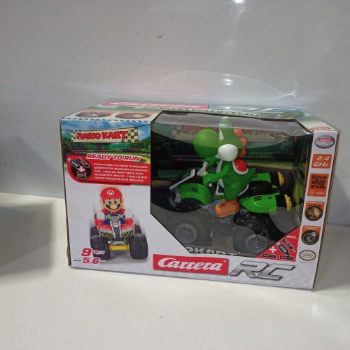 Ecost Customer Return Carrera 370200997X Mario Kart - Yoshi Quad 1:20 RC Beginner Model Car