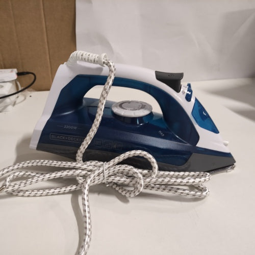 Ecost customer return Black+Decker Blau BXIR2200E Steam Iron 2200 Plastic 370 ml