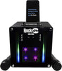 Ecost Customer Return RockJam RJSC01-BK Singcube Rechargeable Bluetooth Karaoke Machine with Two Mic