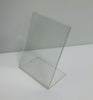 L-shaped plastic promotional display stands A6 (15 cm x 10.5 cm)
