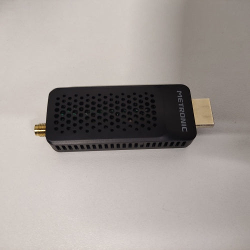 Ecost customer return Metronic 441625 Decoder TDT Dongle Stick DVBT2 HEVC HDMI USB