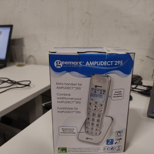Ecost customer return Geemarc Telecom S.A Additional Ampli DECT 295 Cordless Schwerhörigen Phone Ger