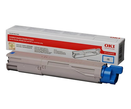 Original OKI Cyan Toner Cartridge (43459331)