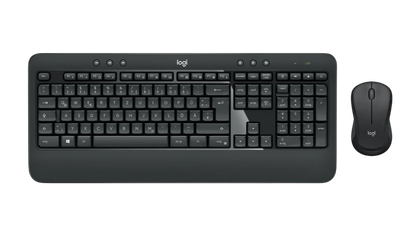 Logitech MK540 Advanced Combo Wireless Keyboard + Mouse, RF Wireless, EN+ARA, Black