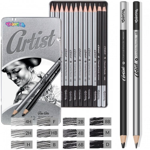 Colorino Artist Sketching art set 12 pcs