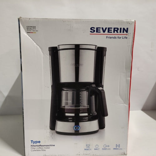 Ecost customer return Severin KA 4822 Type Coffee Machine (for Ground Filter Coffee, 10 Cups, incl.