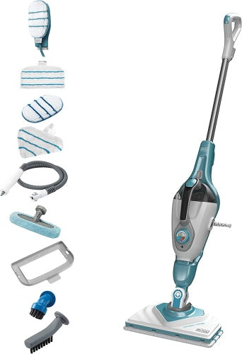 Ecost Customer Return, BLACK+DECKER BHSM166DSM 2 and n1 1600W Steam Mop with Delta Head