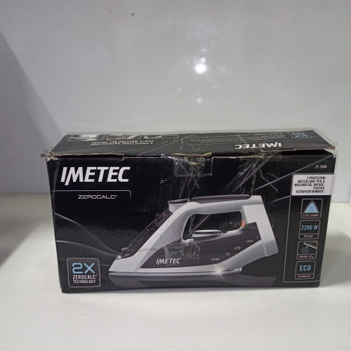 Ecost customer return Imetec ZeroCalc iron, Z1 2800 with anticalcare technology, ceramic plate, ene