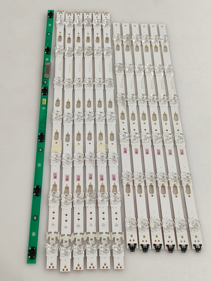 Backlight – LM41-00254A 6 long strips 6 short SAMSUNG UE50KU6072U 