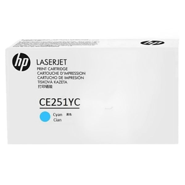 HP 504A CE251YC Cyan Original toner cartridge - open box