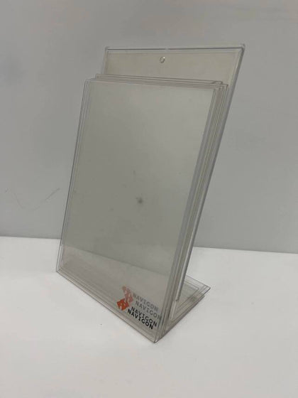L-Shaped Plastic Promotional Display Stands A4 (30 cm x 21 cm)