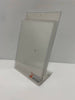 L-Shaped Plastic Promotional Display Stands A4 (30 cm x 21 cm)