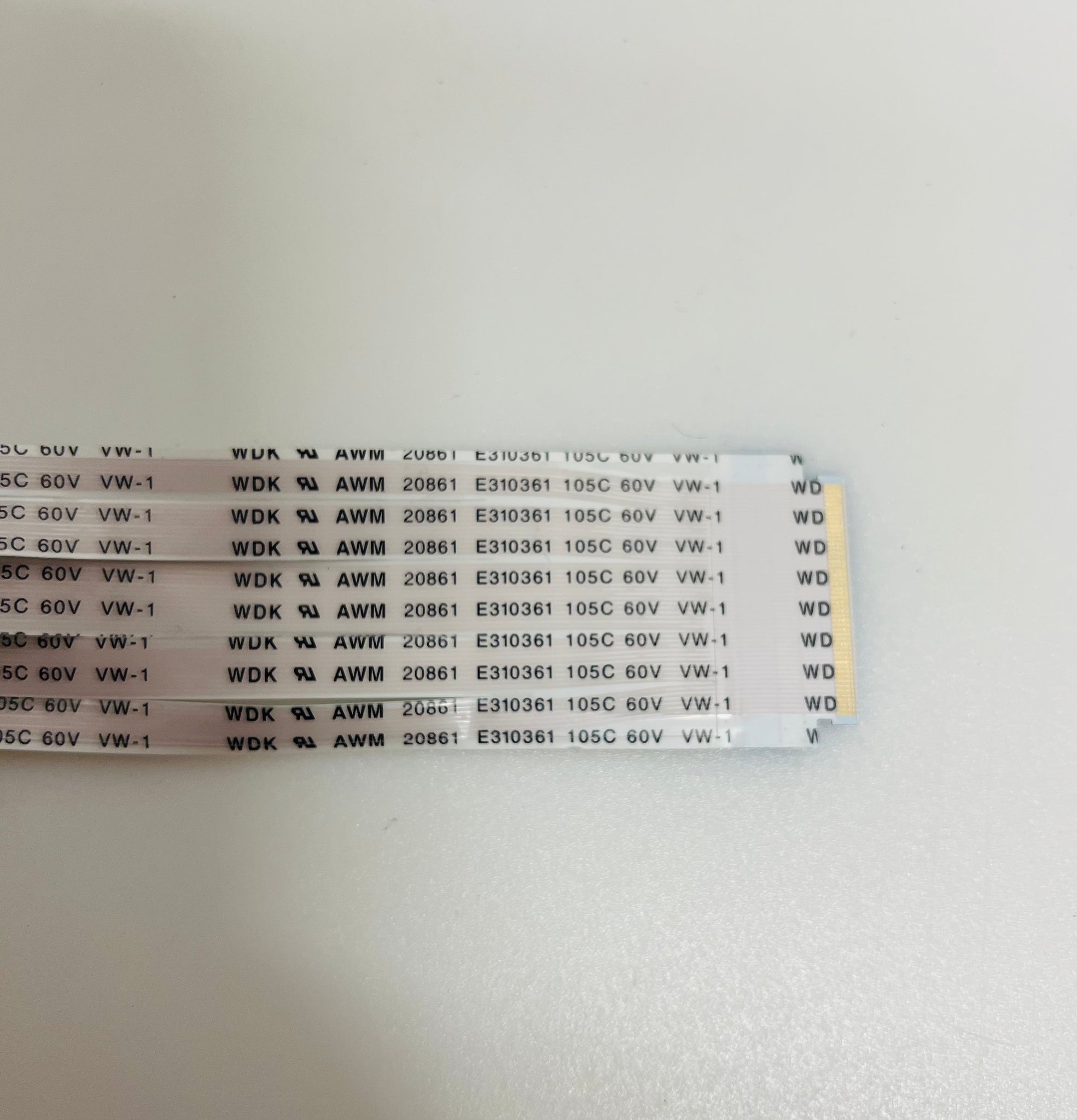 Philips 55MLED810/12 lvds flex cable (3 cm width) WDK AWM 20861 E310361 105C 60V VW-1