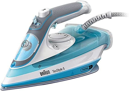 Ecost Customer Return, Braun TexStyle 5 SI 5078 GY Dry & Steam iron EloxalPlus soleplate 2800 W Grey