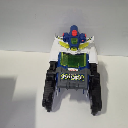 Ecost Customer Return Dickie Toys Rescue Hybrids Polizei-Fahrzeug Police Bot (35 cm) - futuristische