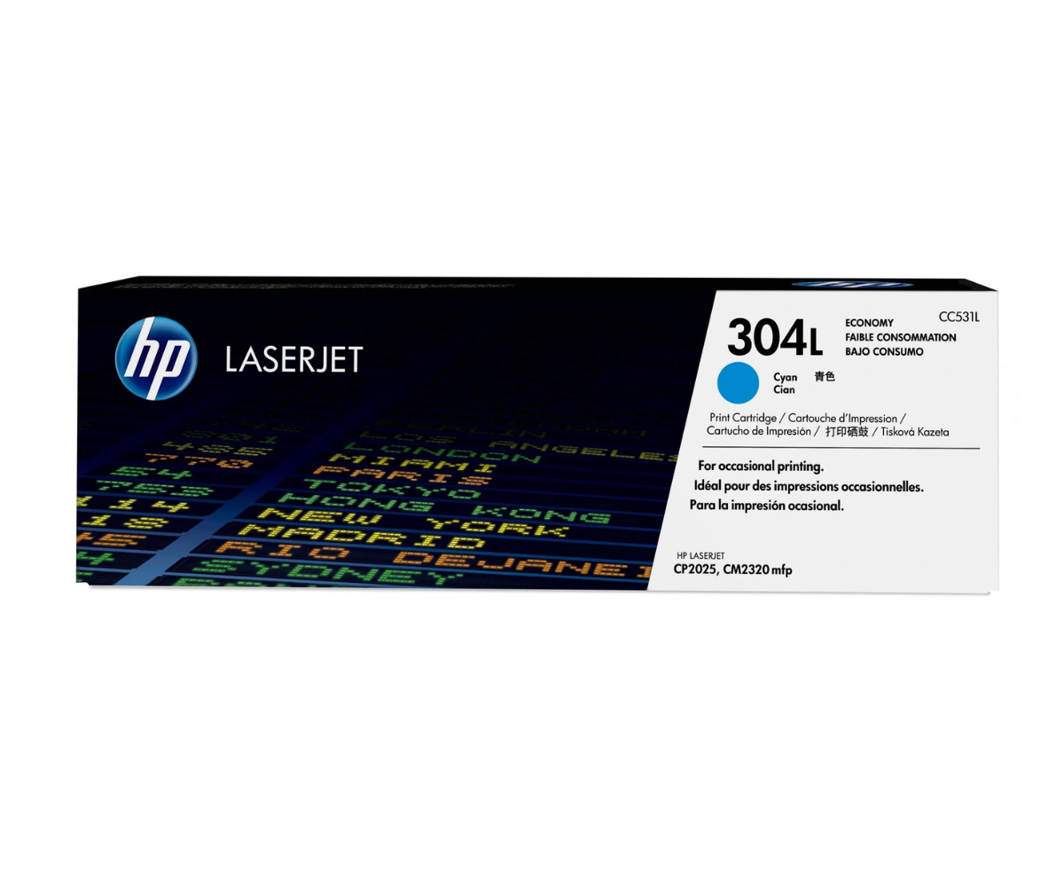 HP 304L (CC531L) cyan toner cartridge