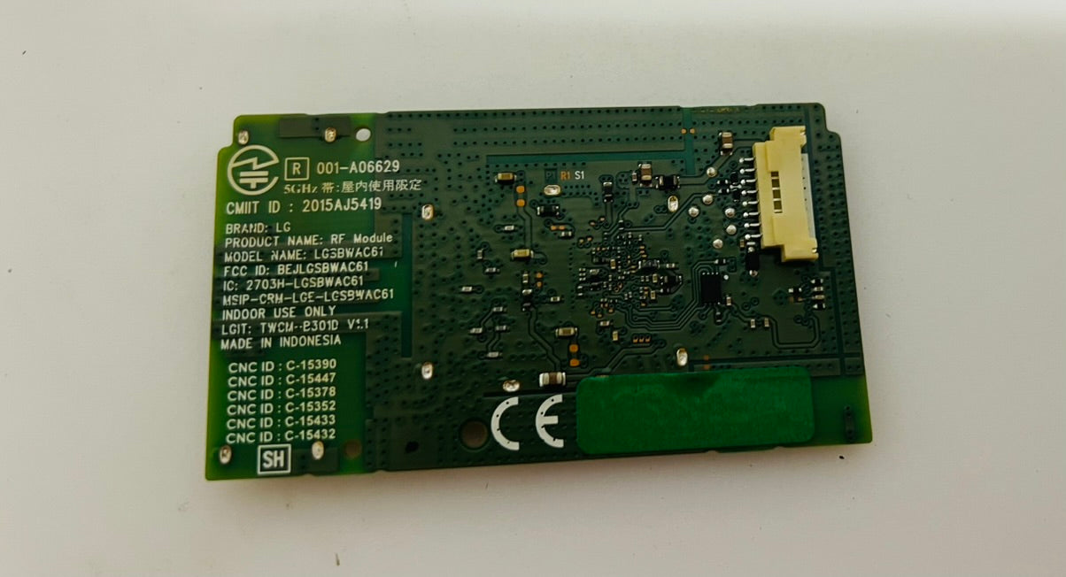 LG 60UH850V Wi-fi module  EAT63153401 LGSBWAC61