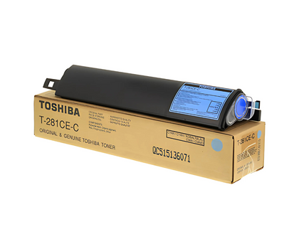 Original TOSHIBA T-281CE-C Cyan Toner Cartridge