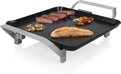 Ecost customer return Princess 103090 Table Chef Premium Compact Square Teppanyaki Mini Grill Plate