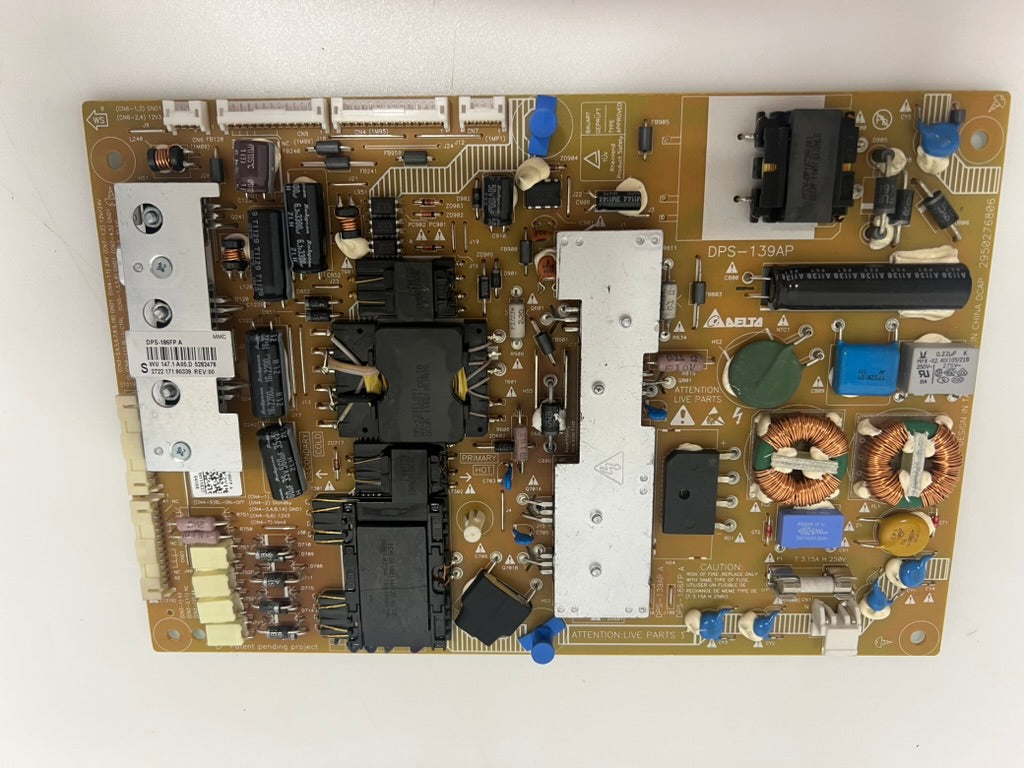 Philips 42PFL7606H/12 power supply DPS-186FP 2722 171 90339